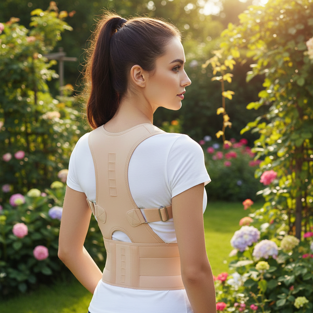Magnetic posture corrector – Unisex shoulder and back support belt