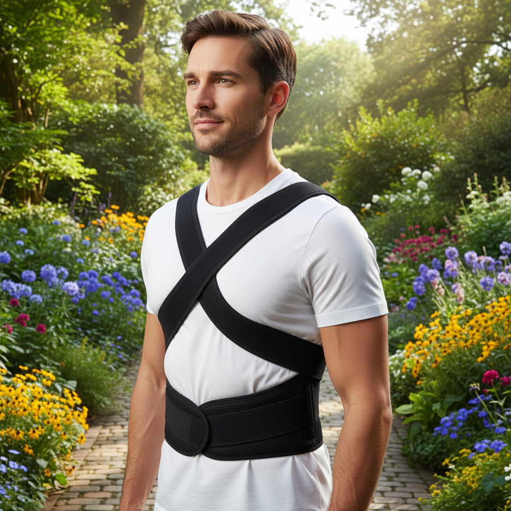 Posture corrector for hunchback and scoliosis – Unisex postural training