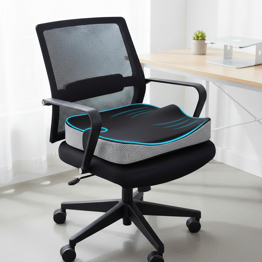 Vissco ergonomic coccyx and lower back cushion