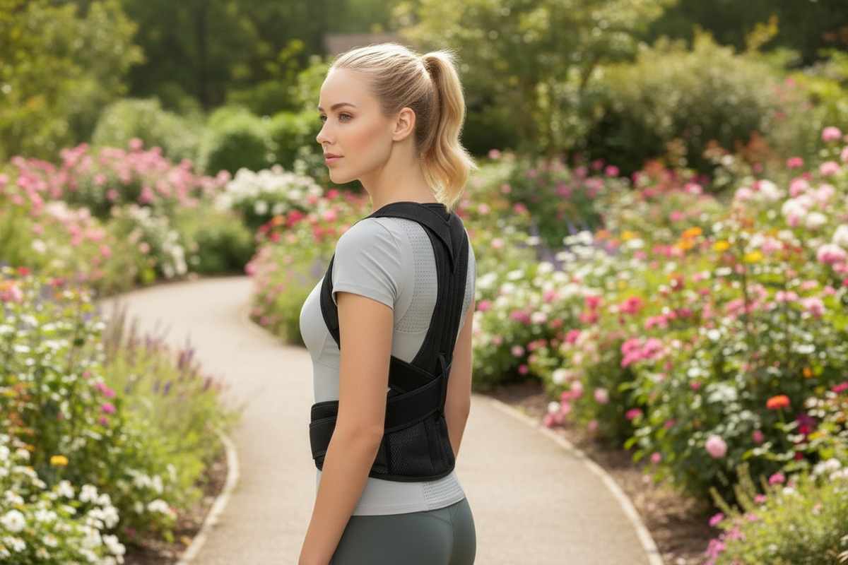Posture corrector for hunched back and scoliosis – Unisex student postural training