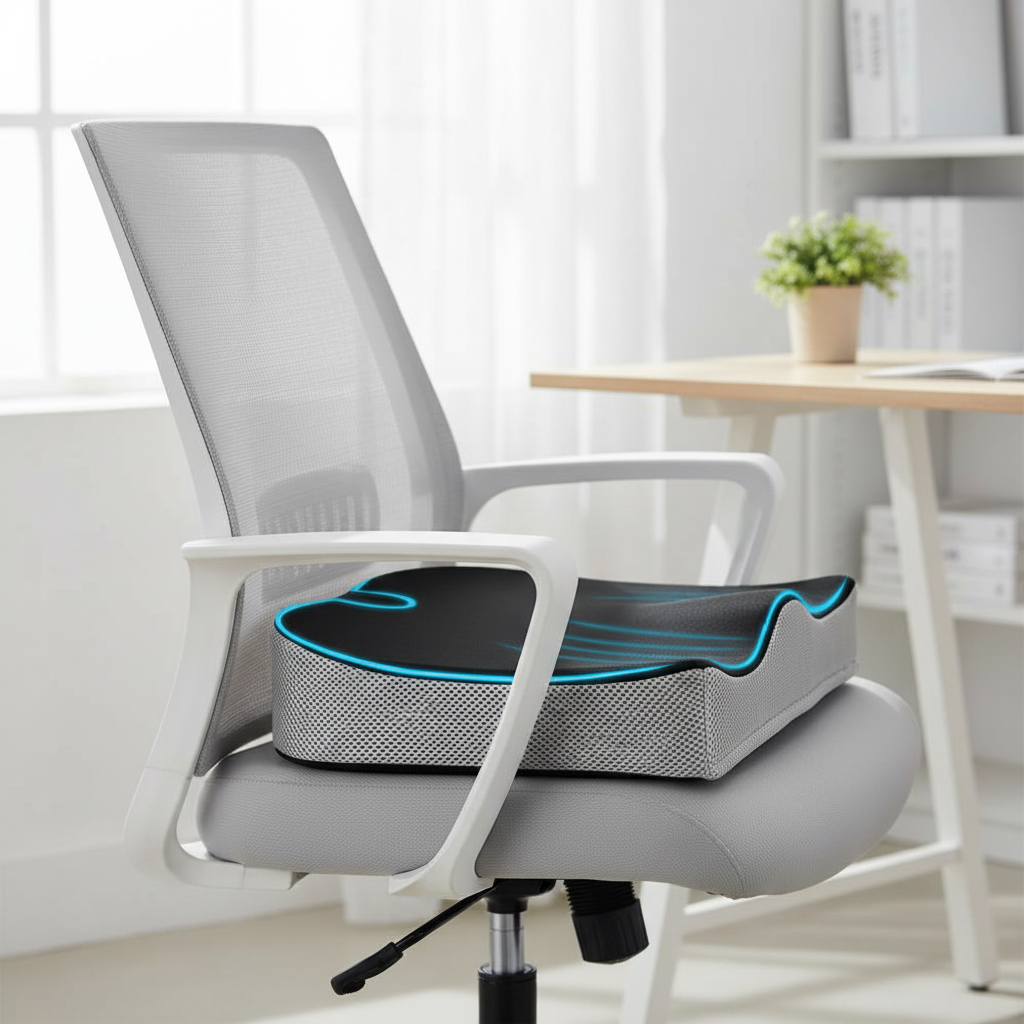 Vissco ergonomic coccyx and lower back cushion