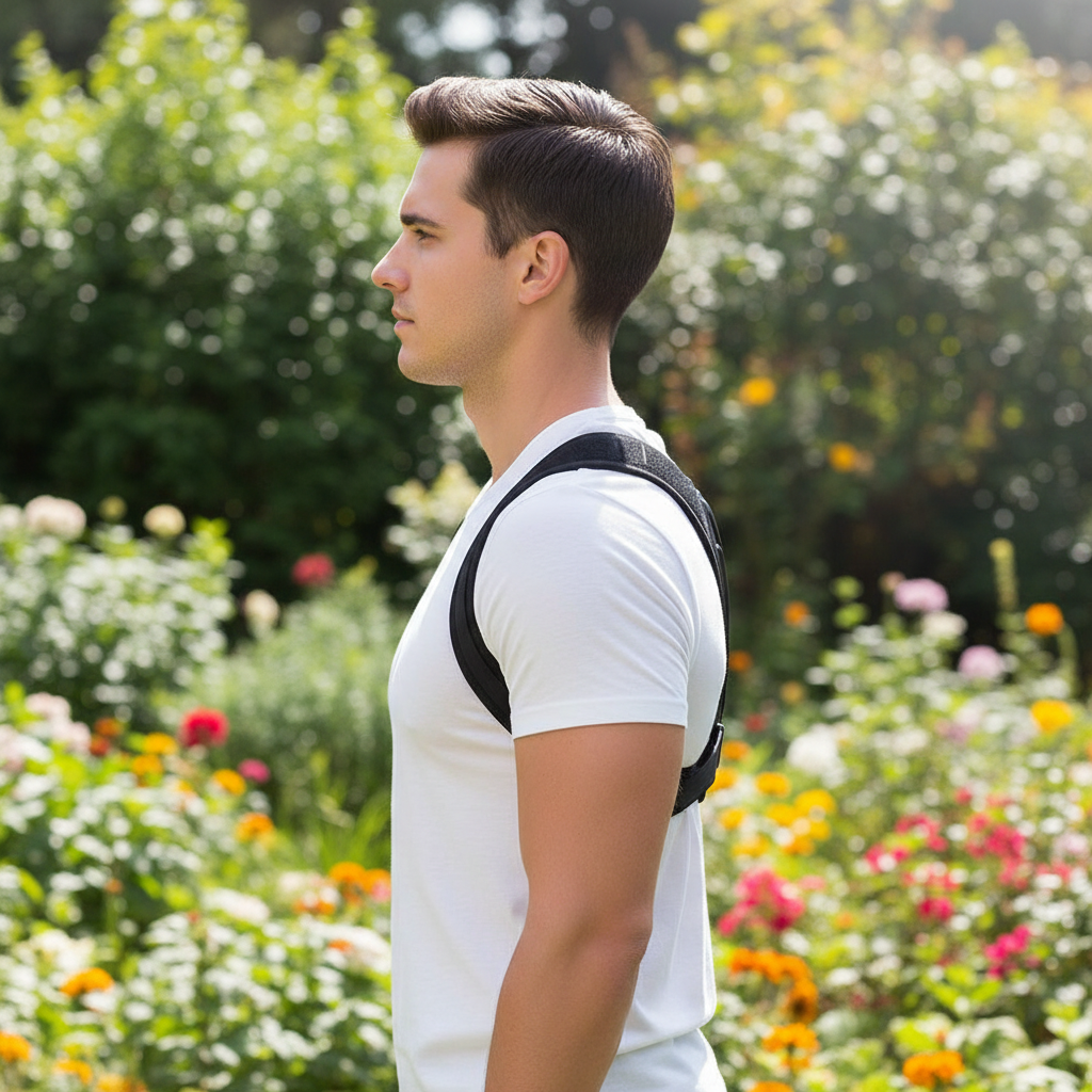 Back posture corrector – Spine, clavicle and neck support for adults