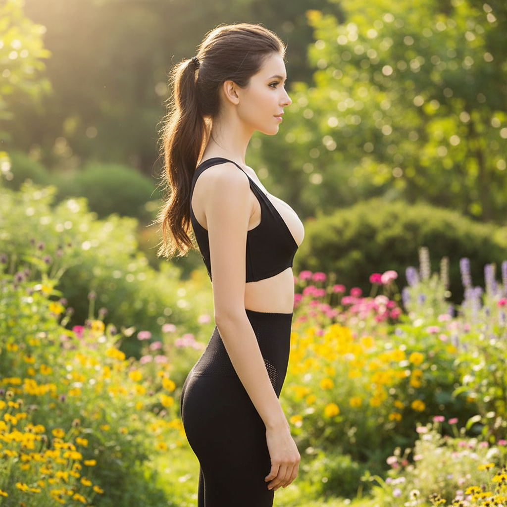 Lightweight and breathable posture corrector – Discreet back support size M