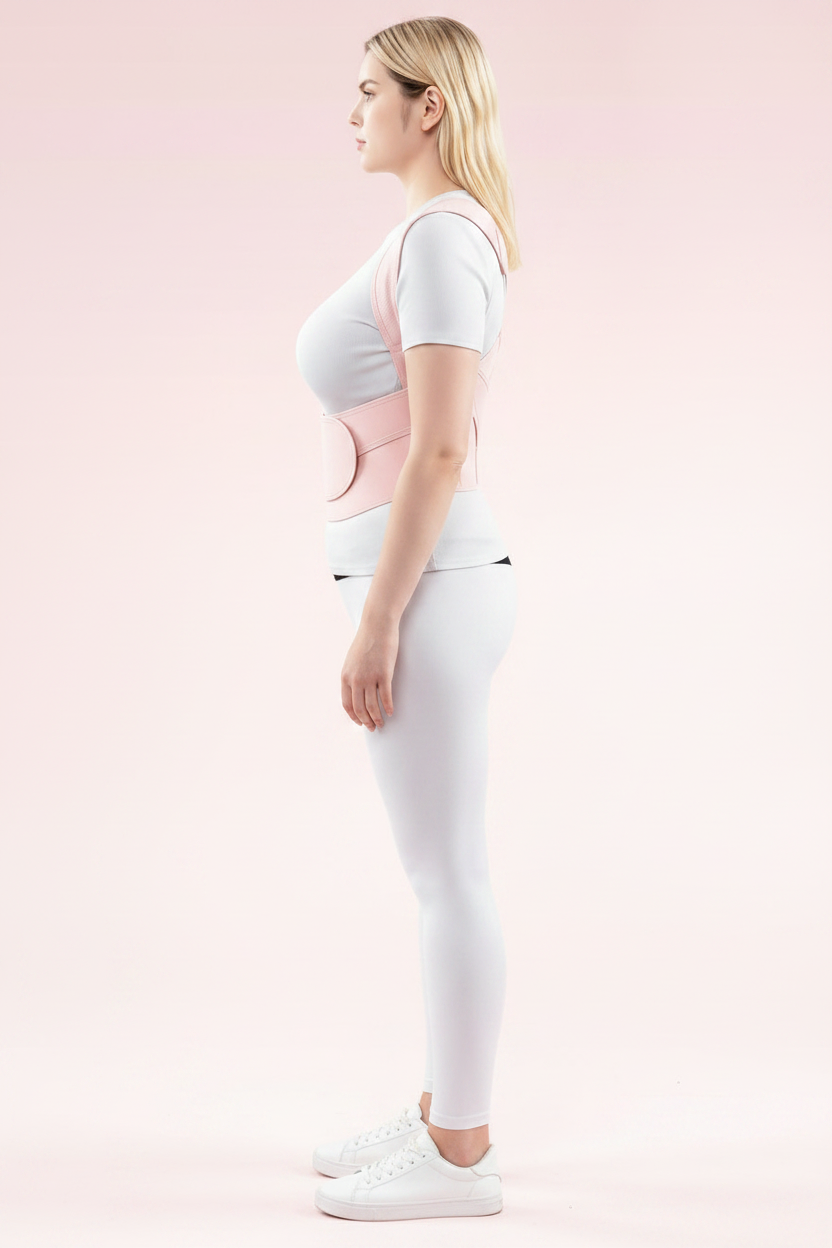 Invisible anti-hunchback strap for women – Posture corrector & waist shaper