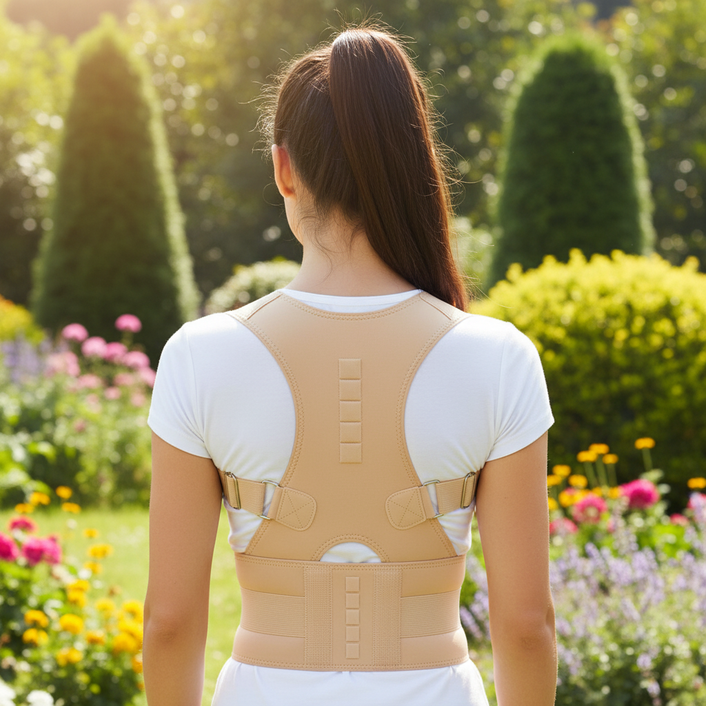 Magnetic posture corrector – Unisex shoulder and back support belt