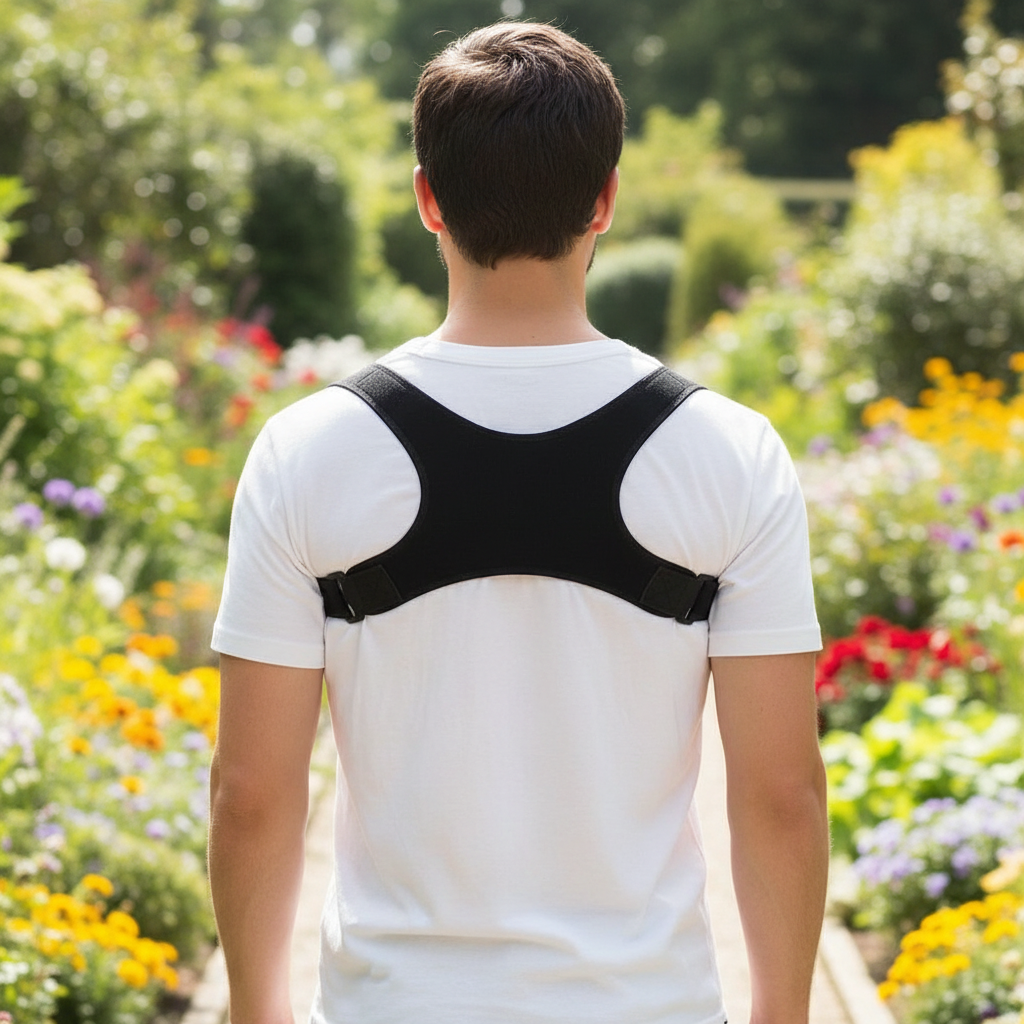 Postural support belt – Back alignment for sitting and standing positions