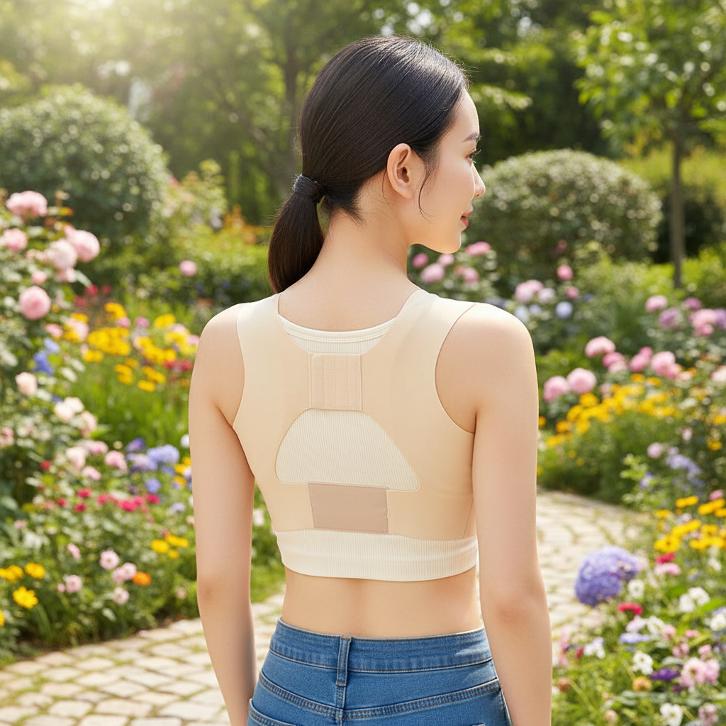 Women's Posture Corrector – Adjustable Upper Back Support Brace
