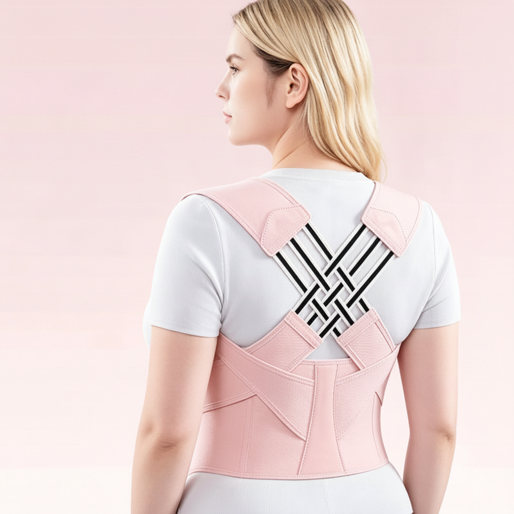Invisible anti-hunchback strap for women – Posture corrector & waist shaper
