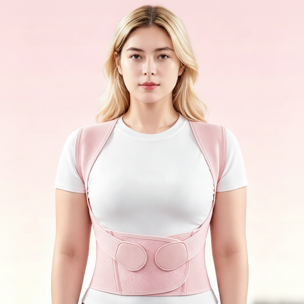 Invisible anti-hunchback strap for women – Posture corrector & waist shaper