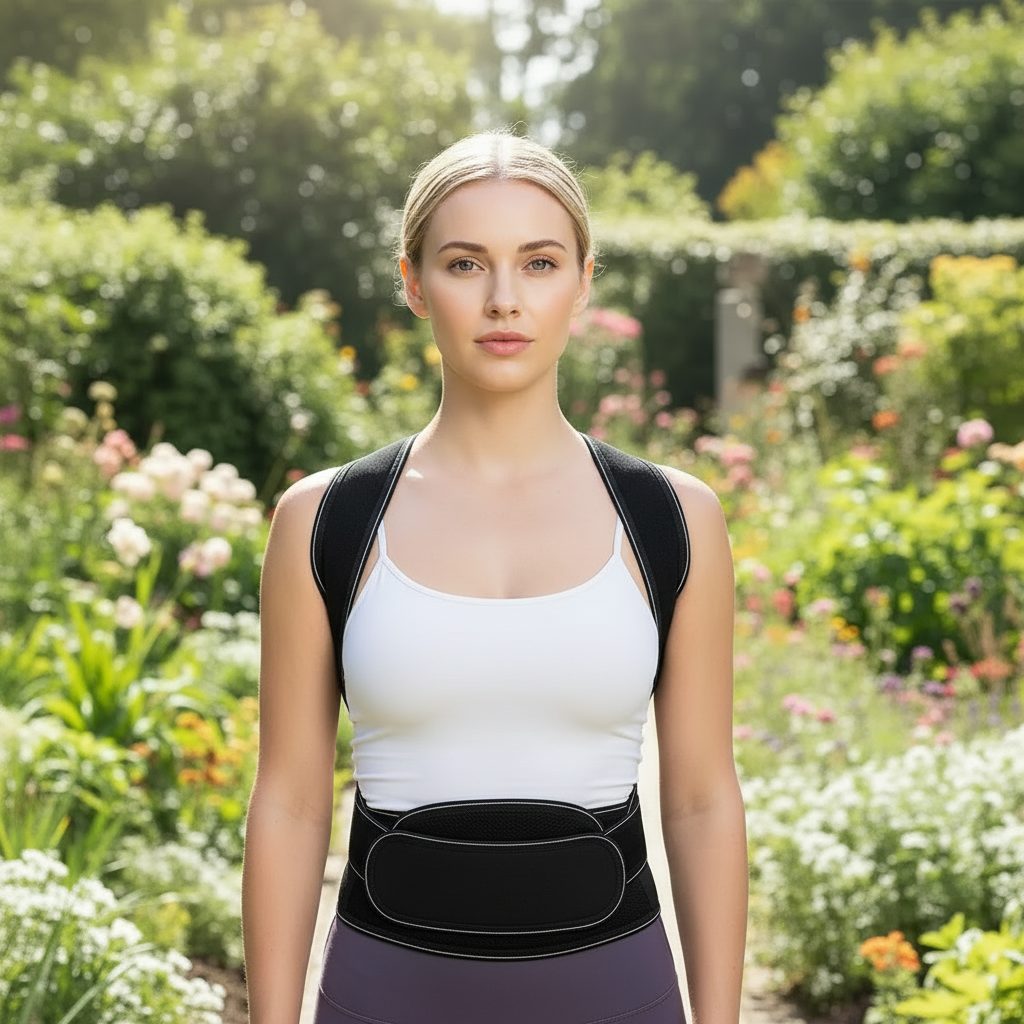 Posture Corrector Belt with Support Bars | 3-in-1 Back Support for Men & Women
