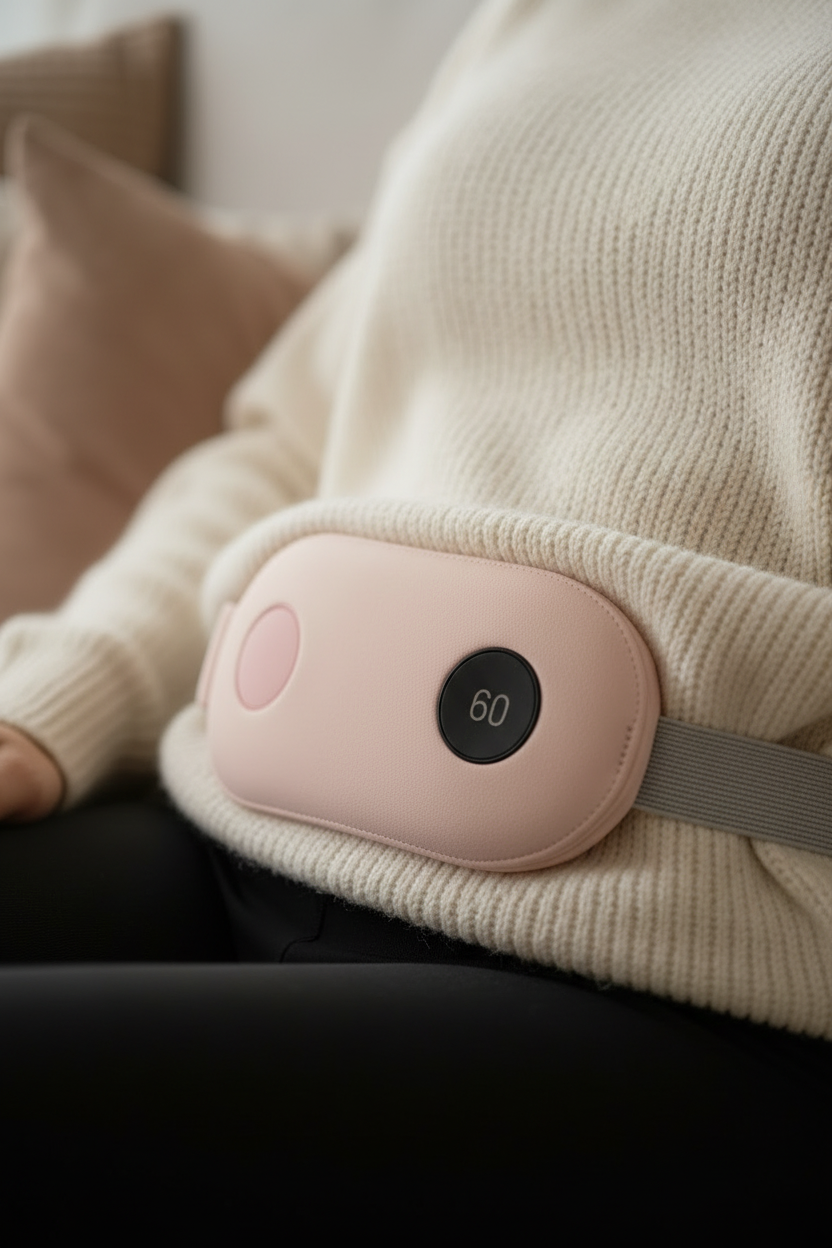 Rechargeable Menstrual Heating & Massage Belt – Cramp Relief